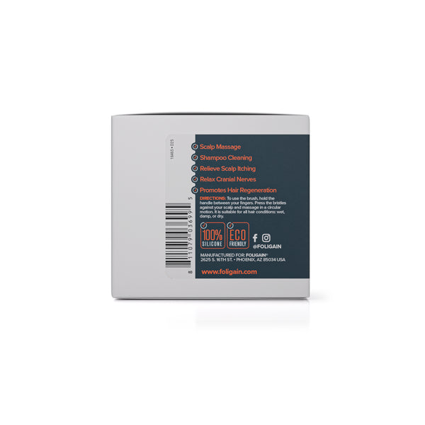 FOLIGAIN Exfoliant și Masaj pentru Terapia Scalpului, negru