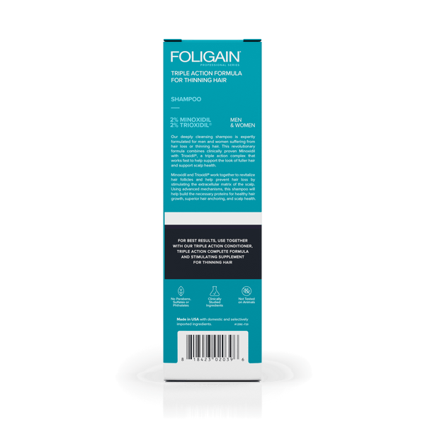 FOLIGAIN Advanced Hair Regrowth Hair Shampoo Minoxidil 2% - FOLIGAIN EU