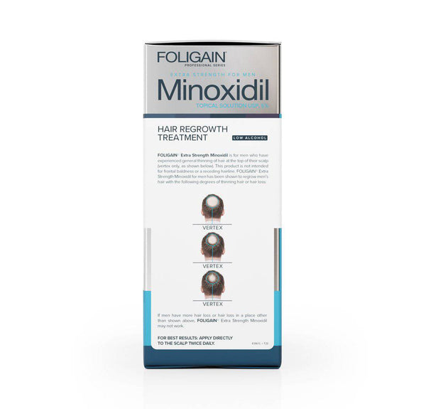 FOLIGAIN Low Alcohol Minoxidil 5% Hair Regrowth Treatment For Men - FOLIGAIN EU