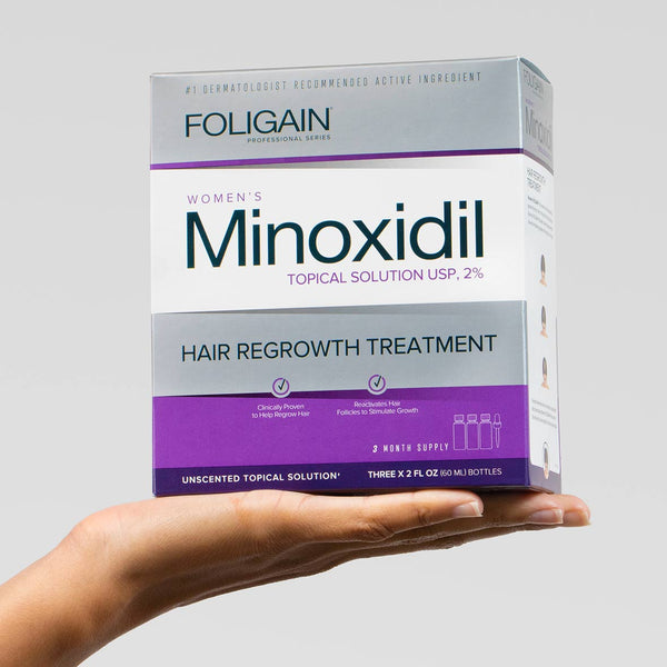 FOLIGAIN Minoxidil 2% Tratament pentru recreșterea părului pentru femei